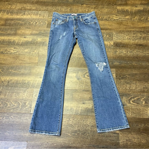 Levi's Denim - Y2K Levis Limited Edition Jeans Womens Juniors 3M Denim Bootcut Retro Low Rise